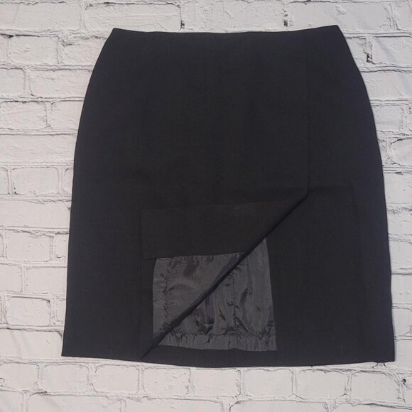 Ralph Lauren Black size 14 pencil skirt with zipper closure #preppy - Picture 2 of 5